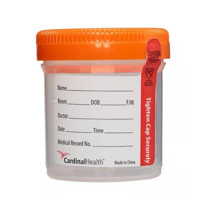Cardinal Urine Specimen Container 53 X 62 mm 90 mL (3 oz.) Screw Cap Sterile (1153433_CS)