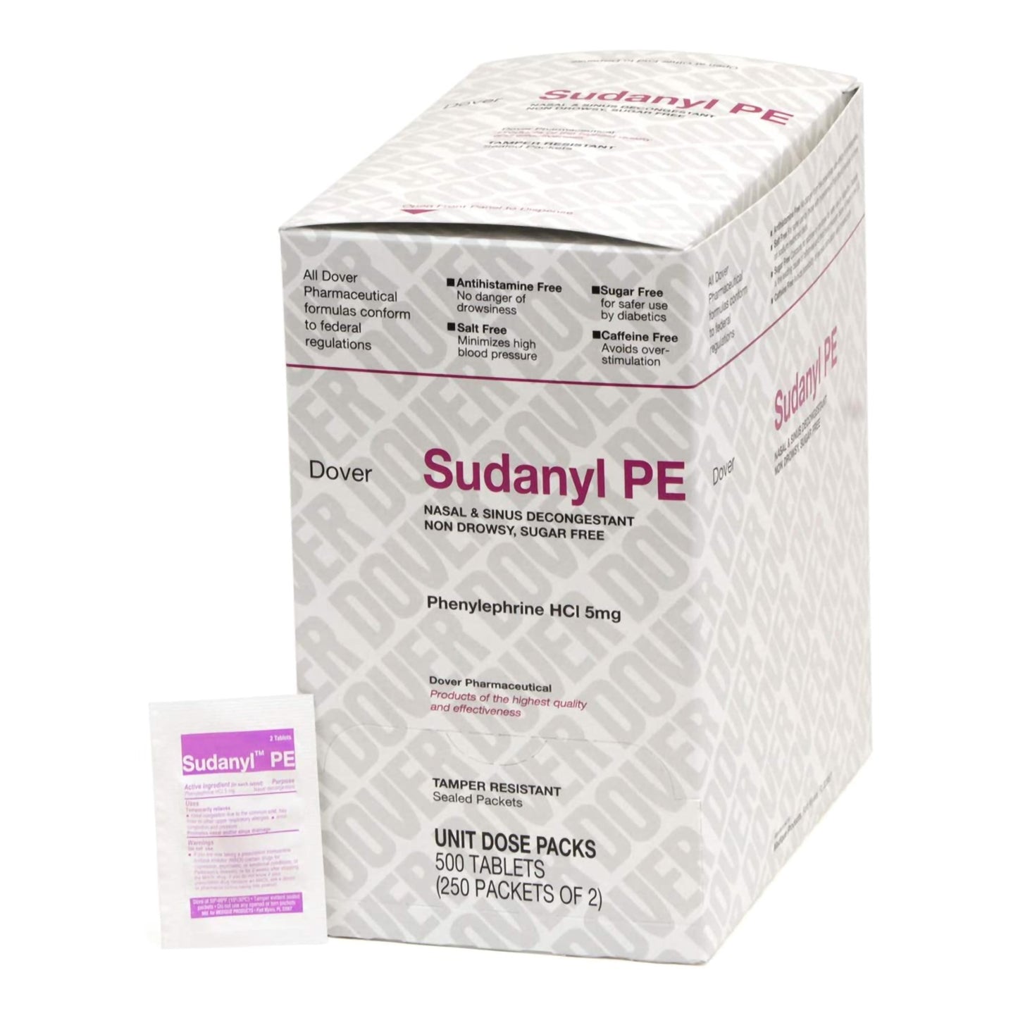 Sudanyl PE Sinus Relief 5 mg Strength Tablet 2 per Pack (899141_BX)