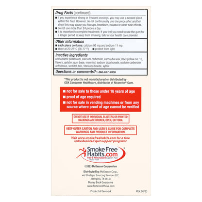 Foster & Thrive™ Stop Smoking Aid 4 mg Strength Gum (1238967_BX)