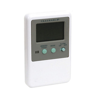 Fisherbrand™ Traceable® Digital Refrigerator / Freezer Thermometer with Alarm Fahrenheit / Celsius -58° to +158°F (-50° to +70°C) Bottle Probe Door / Wall Mount Battery Operated (639044_EA)