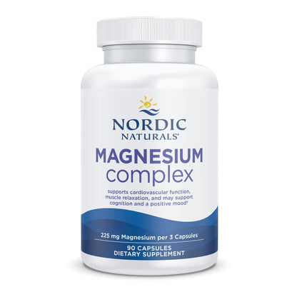 Nordic Naturals® Magnesium Complex Dietary Supplement Magnesium 225 mg Strength Capsule 90 per Bottle (1264953_BT)