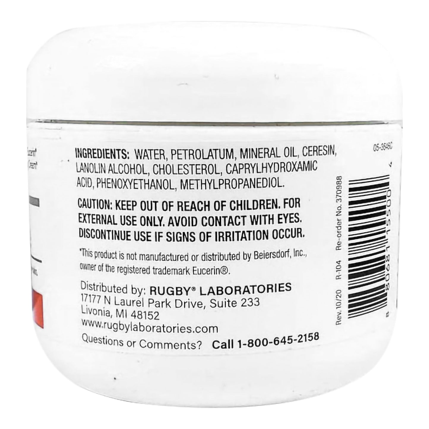 Minerin® Hand and Body Moisturizer 4 oz. Bottle Unscented Cream (1169999_EA)