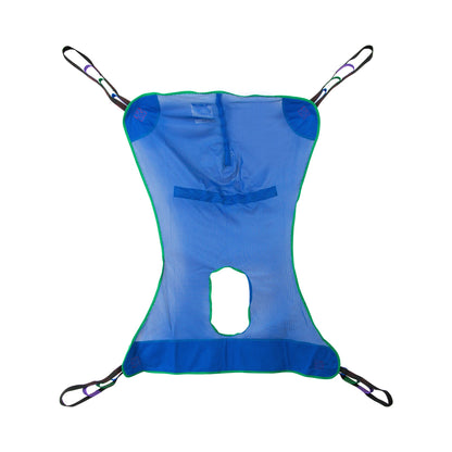 McKesson Full Body Commode Sling 4 or 6 Point Cradle Without Head Support Extra Large 600 lbs. Weight Capacity (1065250_CS)