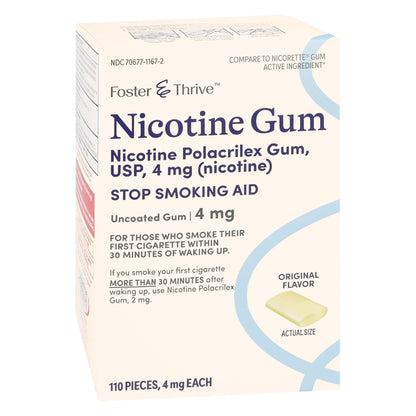 Foster & Thrive™ Stop Smoking Aid 4 mg Strength Gum (1239005_PK)