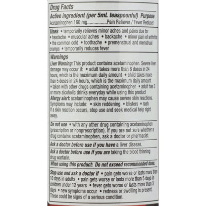 Geri-Care® Pain Relief 160 mg / 5 mL Strength Acetaminophen Liquid 16 oz. (633792_BT)