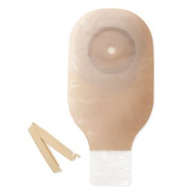 Premier™ Ileostomy / Colostomy Pouch One-Piece System 12 Inch Length Flat, Trim to Fit 2-1/2 Inch Stoma Drainable (570064_BX)