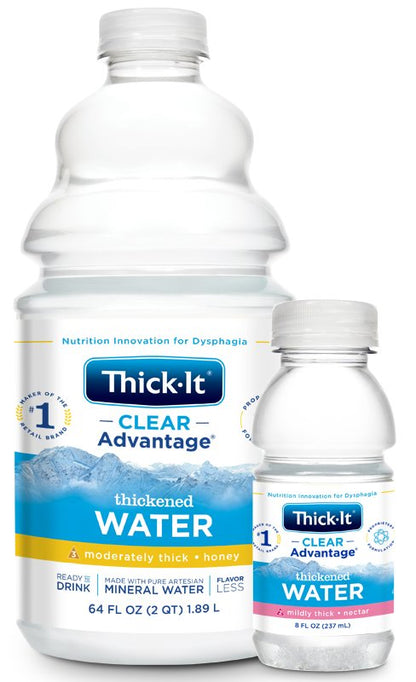 Thick-It® Clear Advantage® Thickened Water 64 oz. Bottle Unflavored Liquid IDDSI Level 2 Mildly Thick (742225_CS)