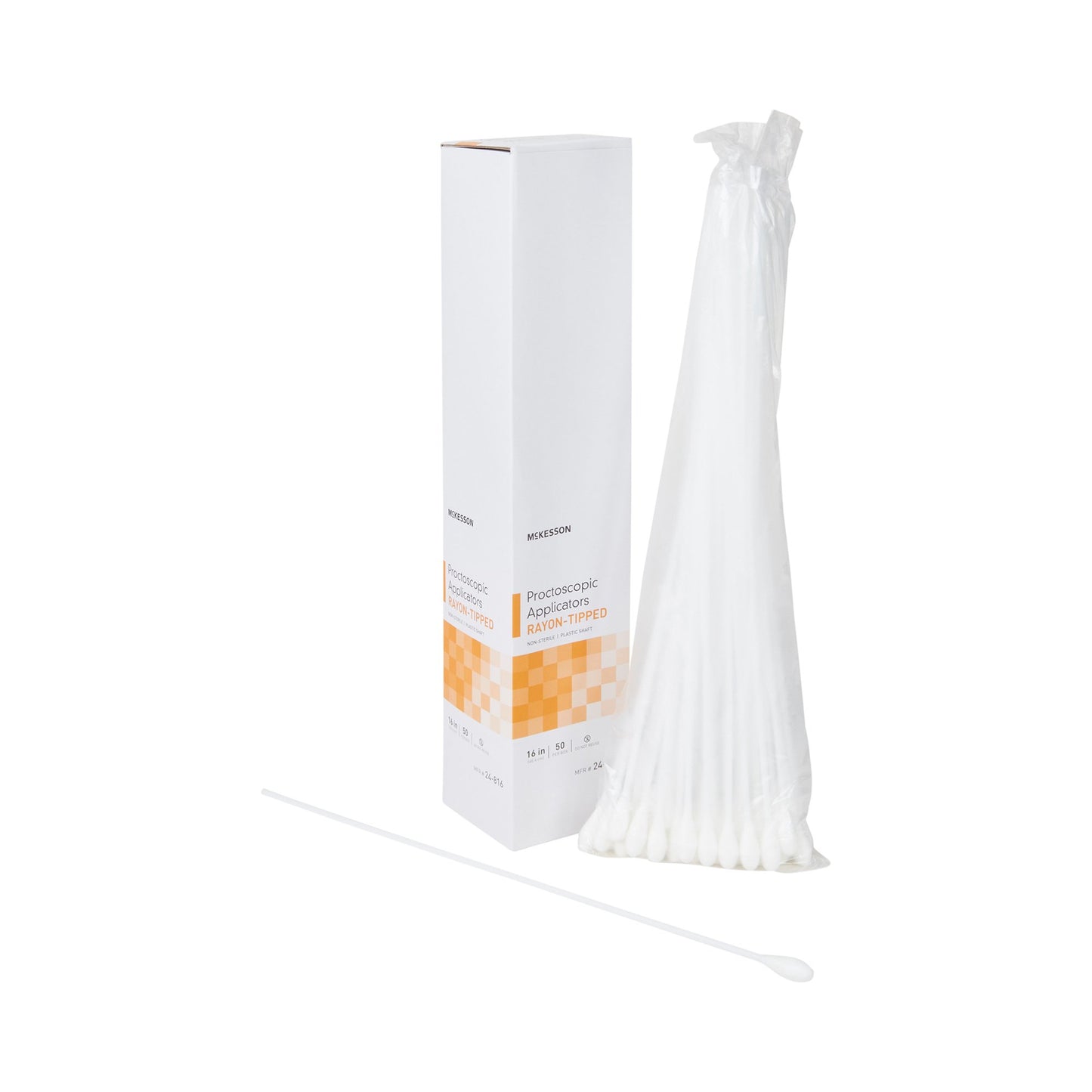 McKesson Proctoscopic Swabstick 16 Inch Length NonSterile (52068_EA)
