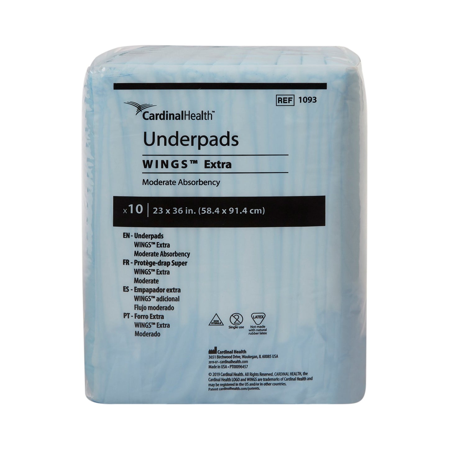 Simplicity™ Extra Disposable Underpad 23 X 36 Inch Fluff Moderate Absorbency (605058_BG)