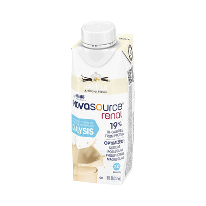 Novasource® Renal Oral Supplement Vanilla Flavor Liquid 8 oz. Carton (1178536_EA)