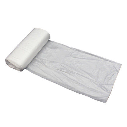 SELECT® Trash Bag 10 gal. White LLDPE 0.45 mil 23 X 24 Inch X-Seal Bottom Flat Pack (854527_CS)