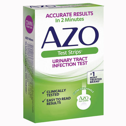 AZO Test Strips® Urinalysis Test Kit Urinary Tract Infection Detection 2 Tests CLIA Waived (1268937_BX)