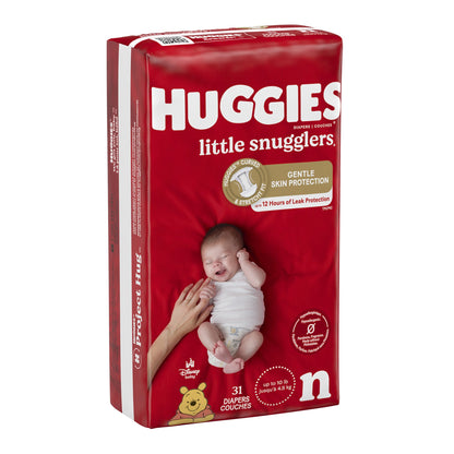 Huggies® Little Snugglers Unisex Baby Diaper Newborn Disposable Heavy Absorbency (1128671_PK)