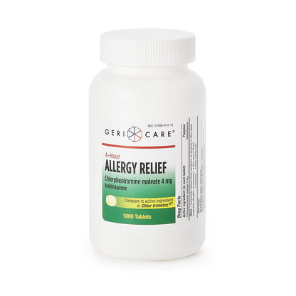 HEALTHSTAR® Allergy Relief 4 mg Strength Tablet 1,000 per Bottle (558678_CS)