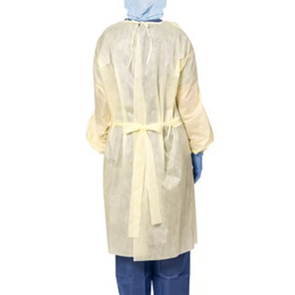 Precept® Protective Procedure Gown One Size Fits Most Yellow NonSterile AAMI Level 2 Disposable (1197109_CS)
