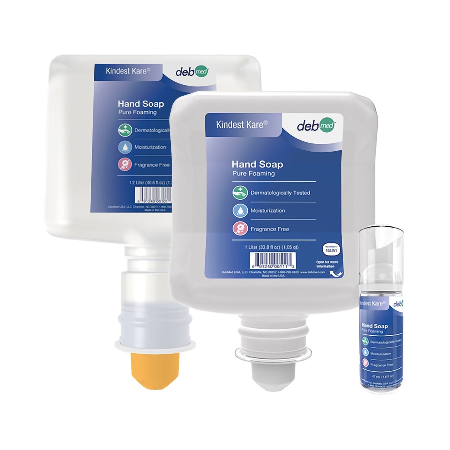 Kindest Kare® PURE Soap Foaming 1,000 mL Dispenser Refill Bottle Unscented (1113609_EA)