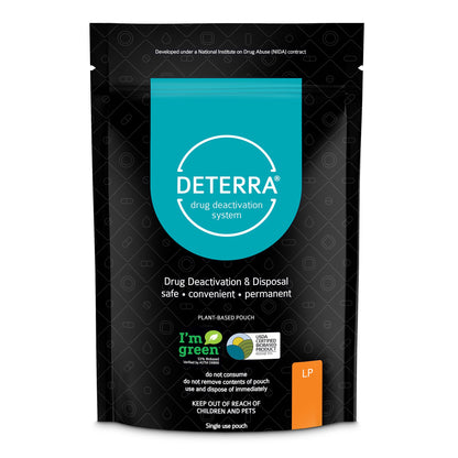 Deterra® Drug Disposal Pouch Large, 90 Pill or 12 Patch or 12 oz. Liquid Capacity (1178046_EA)