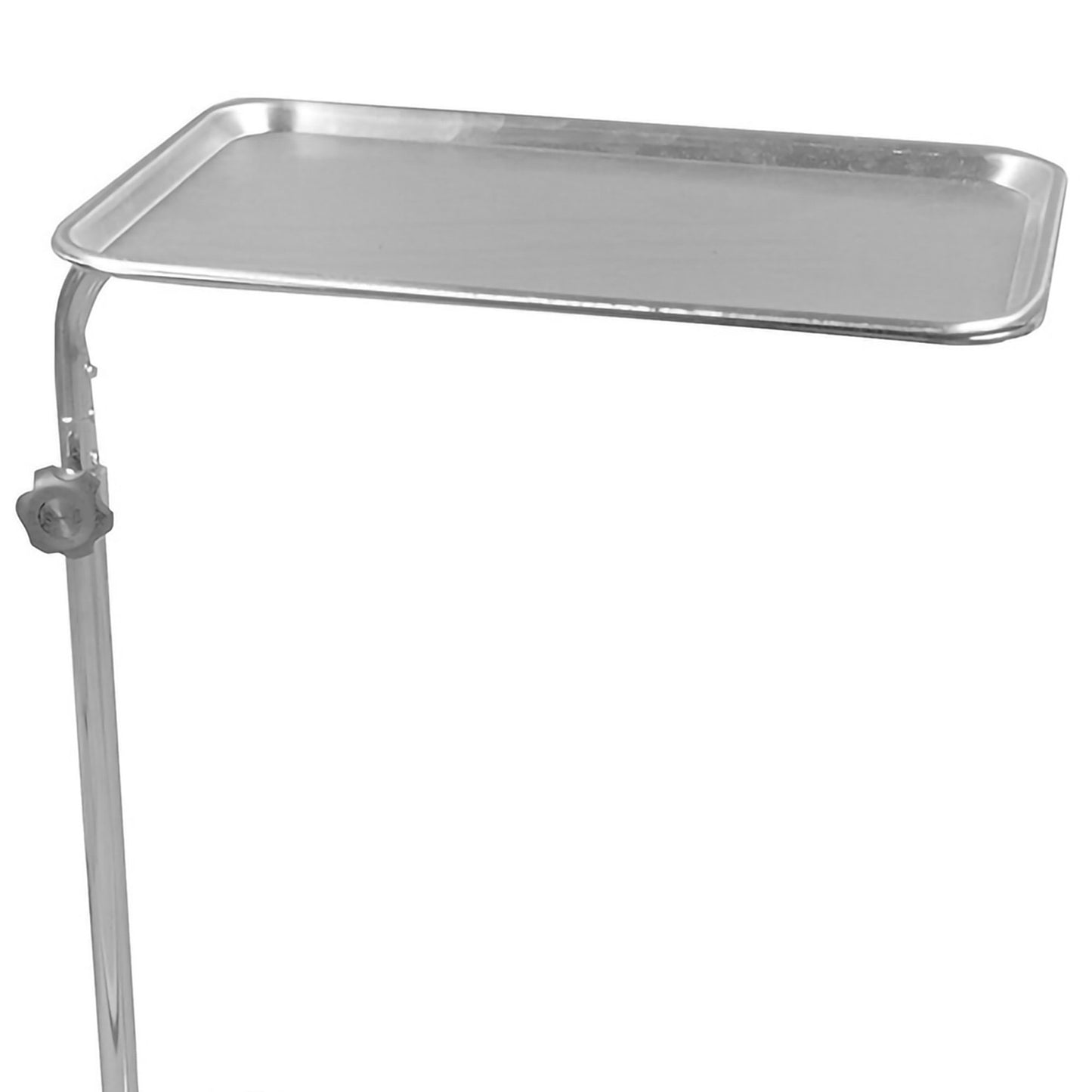 McKesson Mayo Instrument Stand Hand Operated Single Post U-Shaped Base Small Tray (691124_EA)