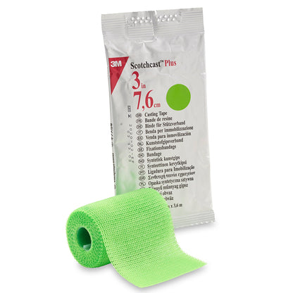 3M™ Scotchcast™ Plus Cast Tape 3 Inch X 12 Foot Fiberglass / Resin Bright Green (199242_BX)