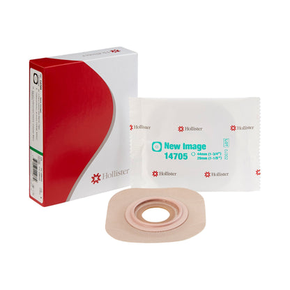 New Image™ Flextend™ Ostomy Barrier Precut, Extended Wear Adhesive Tape 44 mm Flange Green Code System Hydrocolloid 1-1/8 Inch Opening (505945_BX)