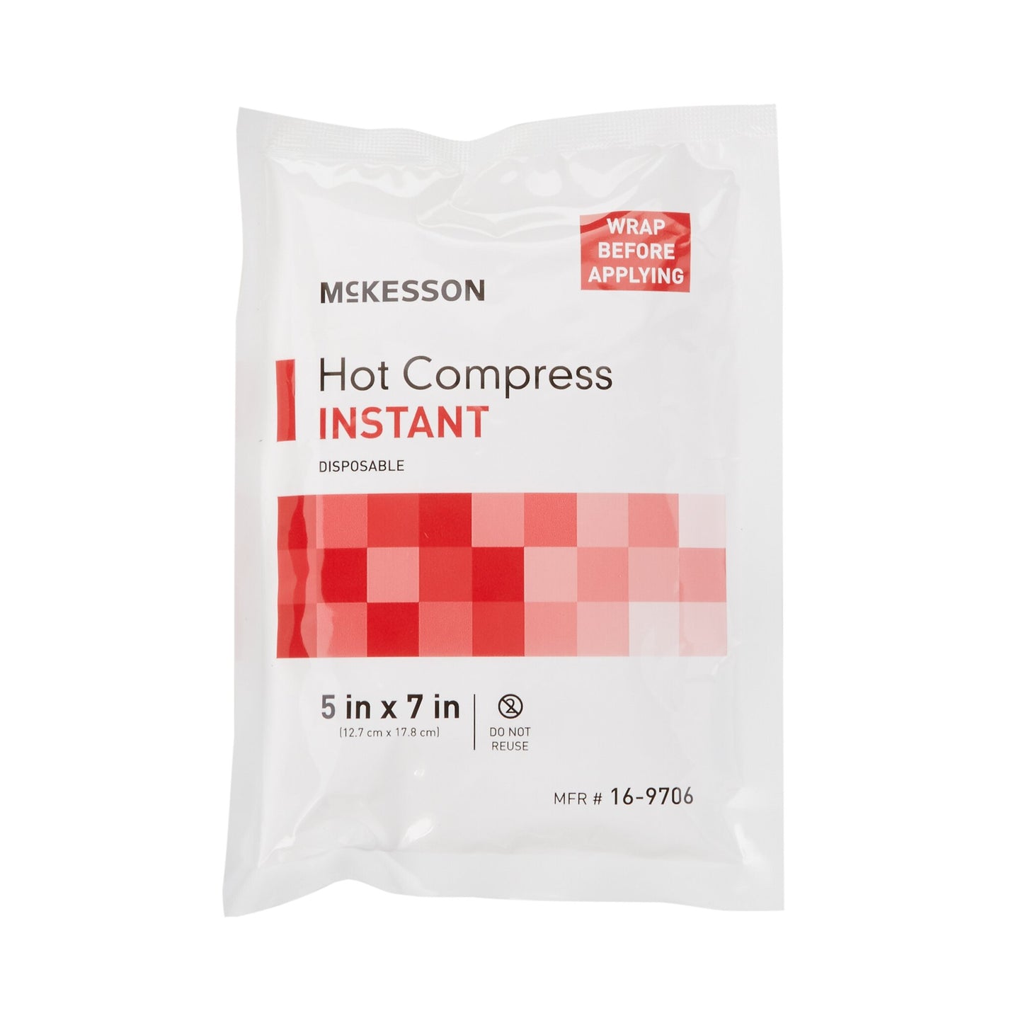 McKesson Instant Hot Pack General Purpose Small Plastic Disposable (520561_CS)