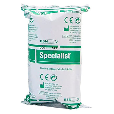 Specialist® Plaster Bandage 3 Inch X 9 Foot Plaster of Paris White (4788_CS)