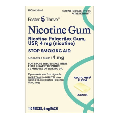 Foster & Thrive™ Stop Smoking Aid 4 mg Strength Gum (1248811_PK)