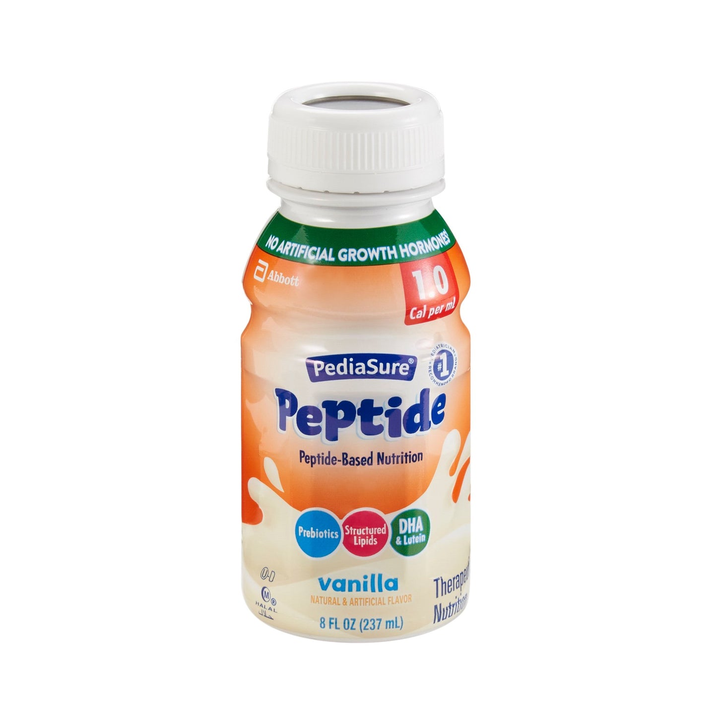 PediaSure® Peptide 1.0 Cal Pediatric Oral Supplement Vanilla Flavor 8 oz. Bottle Liquid Peptide Malabsorption / Maldigestion (1143667_EA)