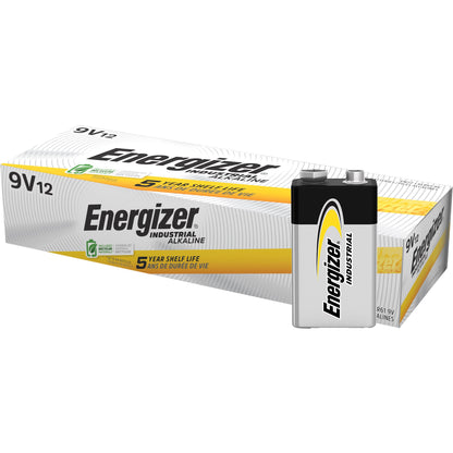 Energizer® Alkaline Battery 9V Cell 9V Disposable (258468_EA)