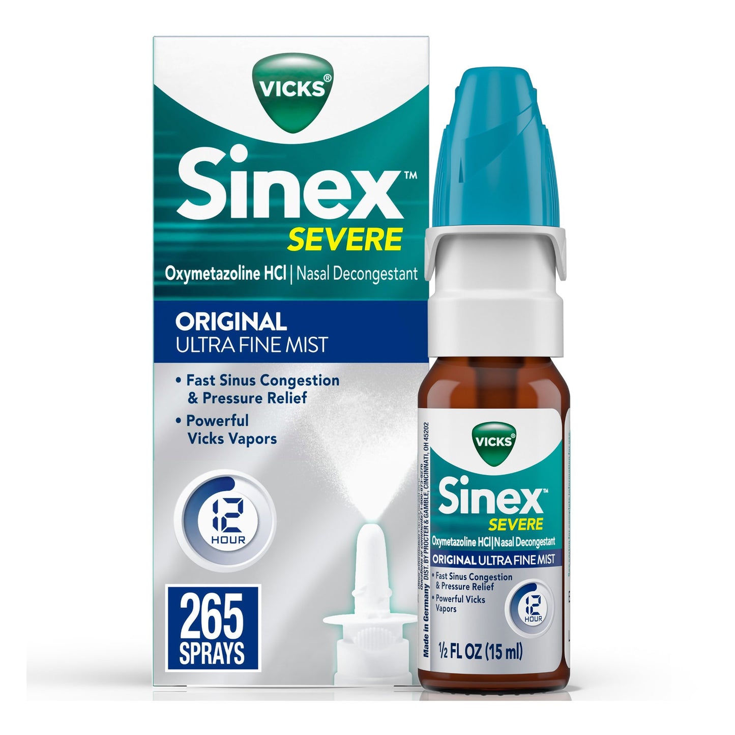 Vicks® Sinex™ Severe Nasal Decongestant 0.05% Nasal Spray 0.5 oz. (1229266_EA)