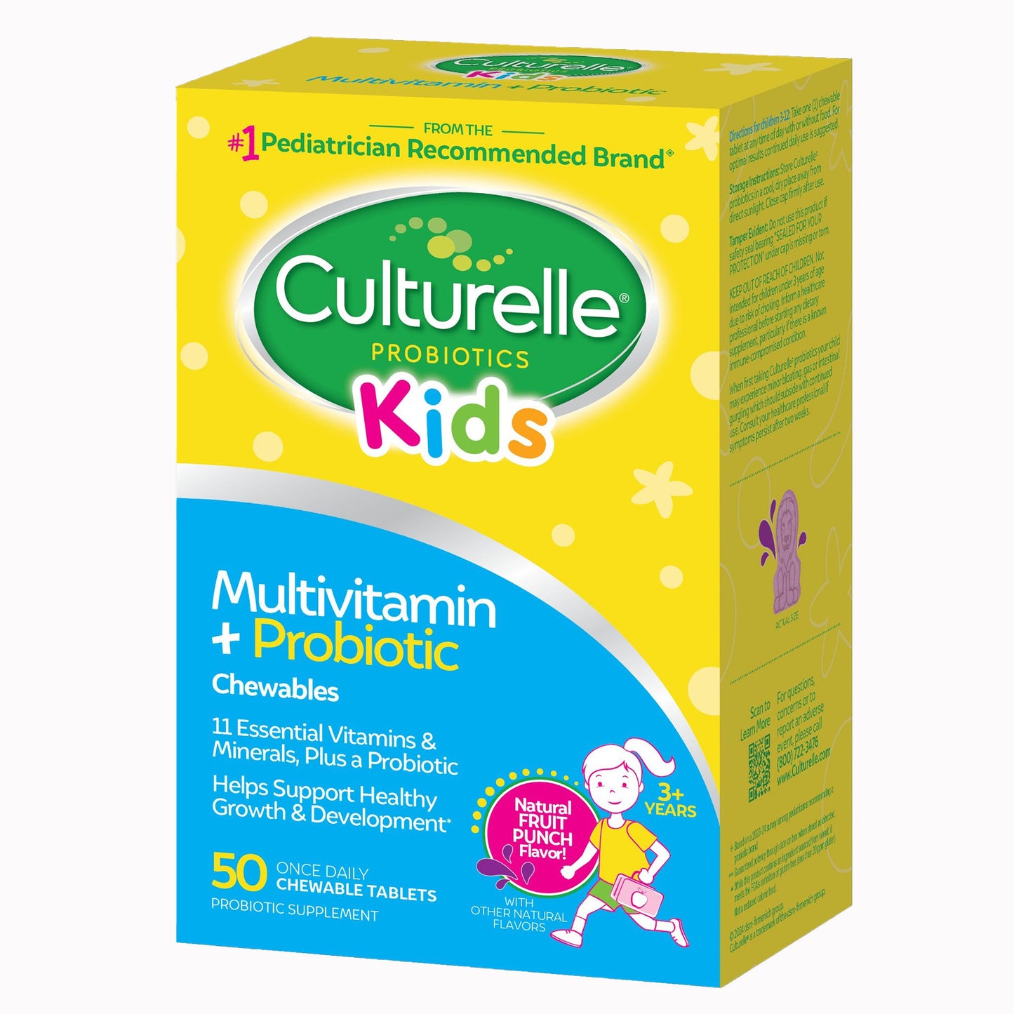Culturelle® Pediatric Probiotic Dietary Supplement 50 per Box Tablet (1268960_BX)