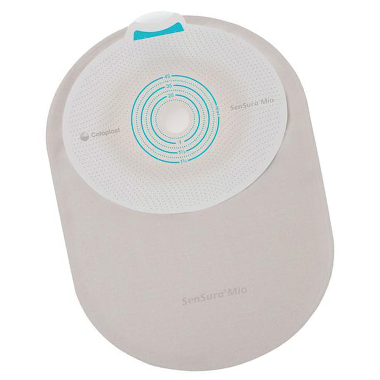 SenSura® Mio Ostomy Pouch One-Piece System 8-1/4 Inch Length, Maxi Flat, Trim to Fit 5/8 to 1-3/4 Inch Stoma Closed End (891185_BX)