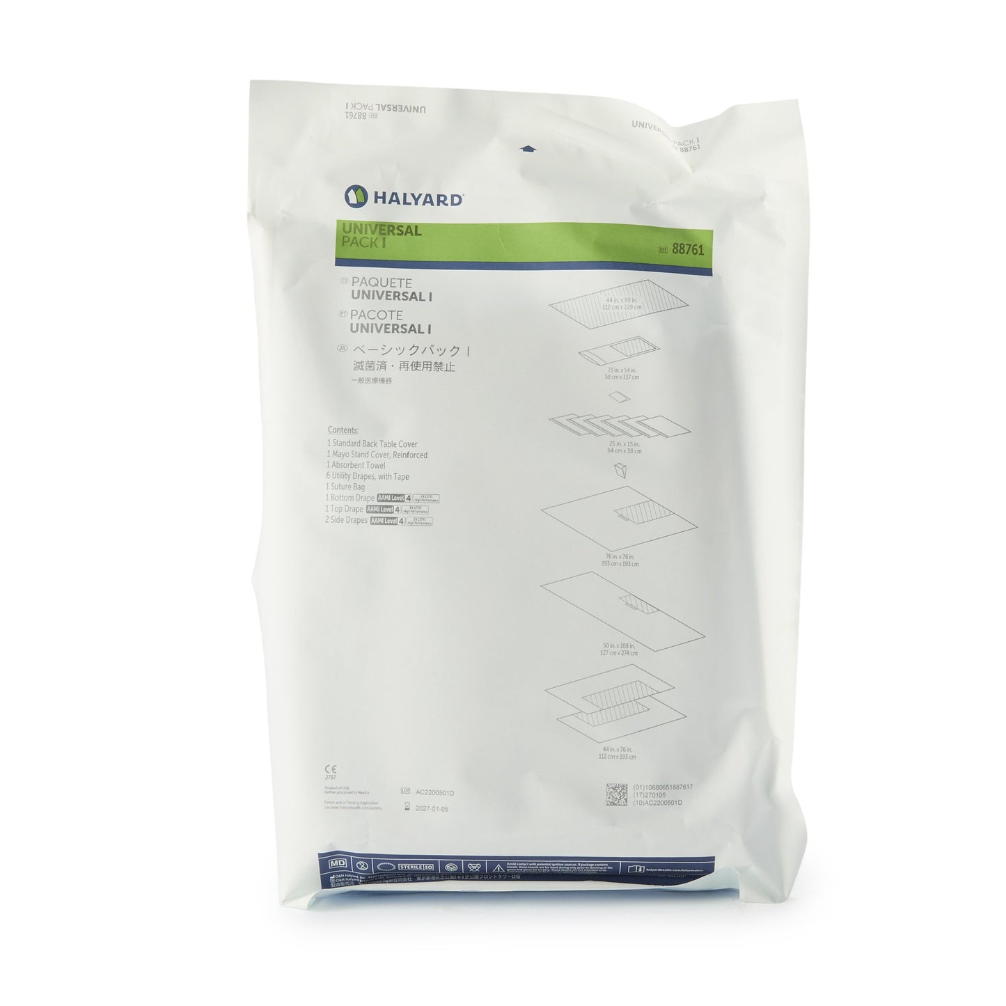 O&M Halyard Inc General Purpose Drape Pack (148066_CS)