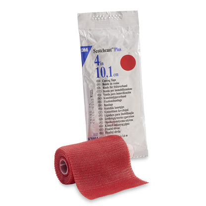 3M™ Scotchcast™ Plus Cast Tape 4 Inch X 12 Foot Fiberglass / Resin Red (175351_CS)