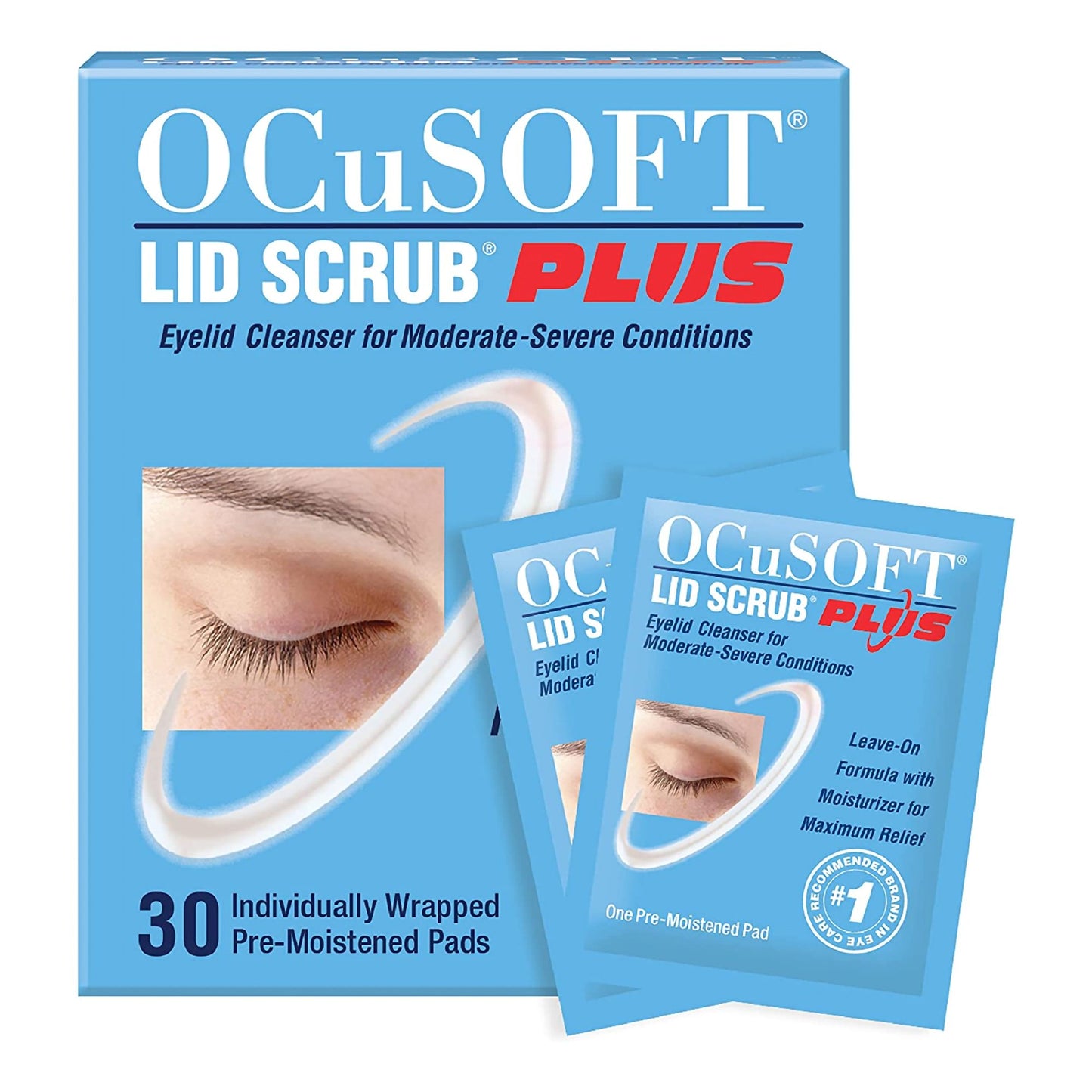 OCuSOFT® Lid Scrub® Plus Eyelid Cleanser 30 per Box Wipe (713995_BX)