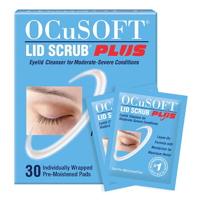 OCuSOFT® Lid Scrub® Plus Eyelid Cleanser 30 per Box Wipe (713995_BX)