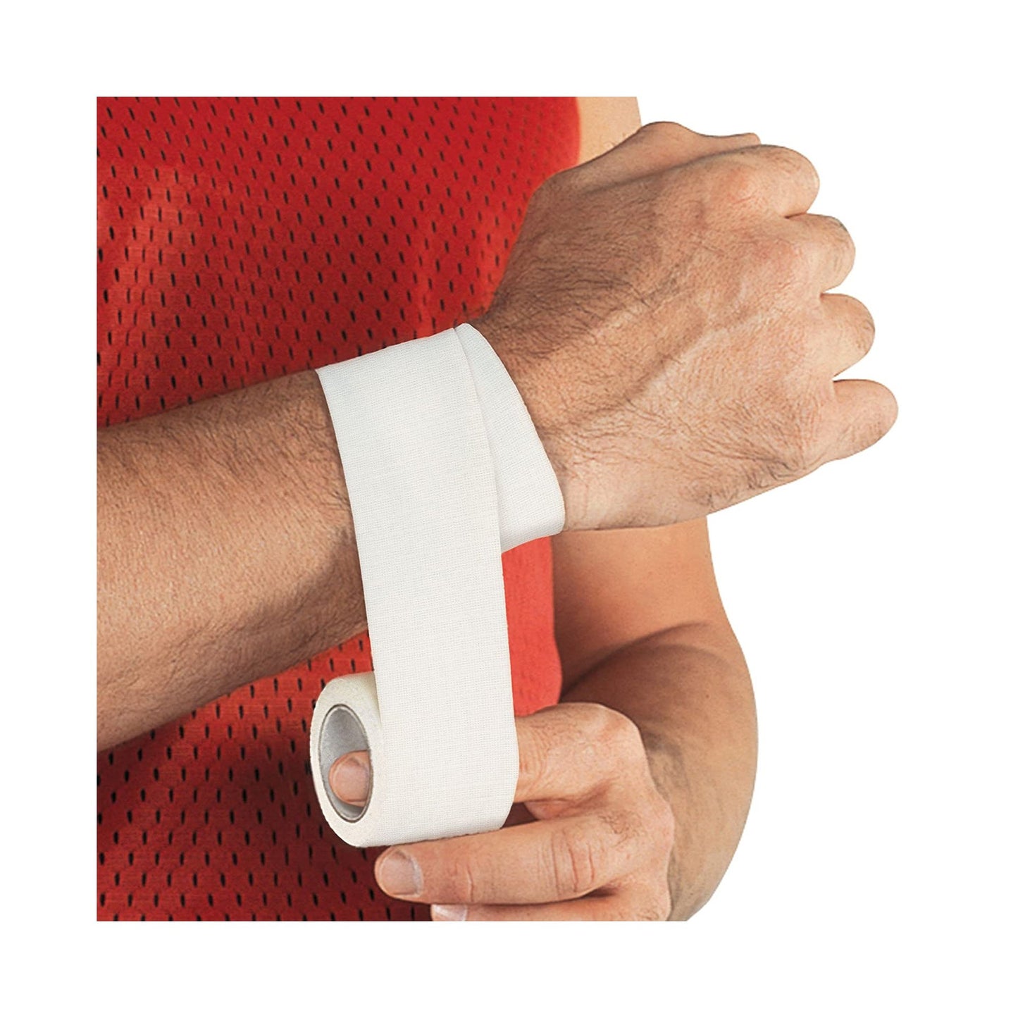 Mueller® Mtape Athletic Tape White 1-1/2 Inch X 15 Yard Cotton / Zinc Oxide NonSterile (351717_RL)