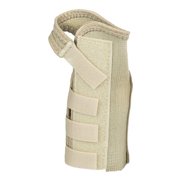McKesson Wrist Brace Low Profile / Contoured / Wraparound Aluminum / Cotton / Elastic Right Hand Beige X-Small (1159151_EA)