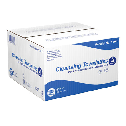 Dynarex® Antiseptic Skin Towelette Individual Packet Scented 100 Count (809891_CS)