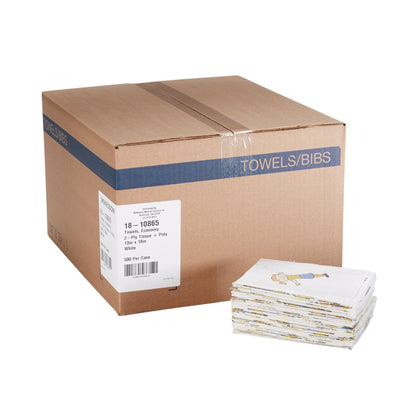 McKesson Procedure Towel 13 W X 18 L Inch Kids Print NonSterile (489531_CS)