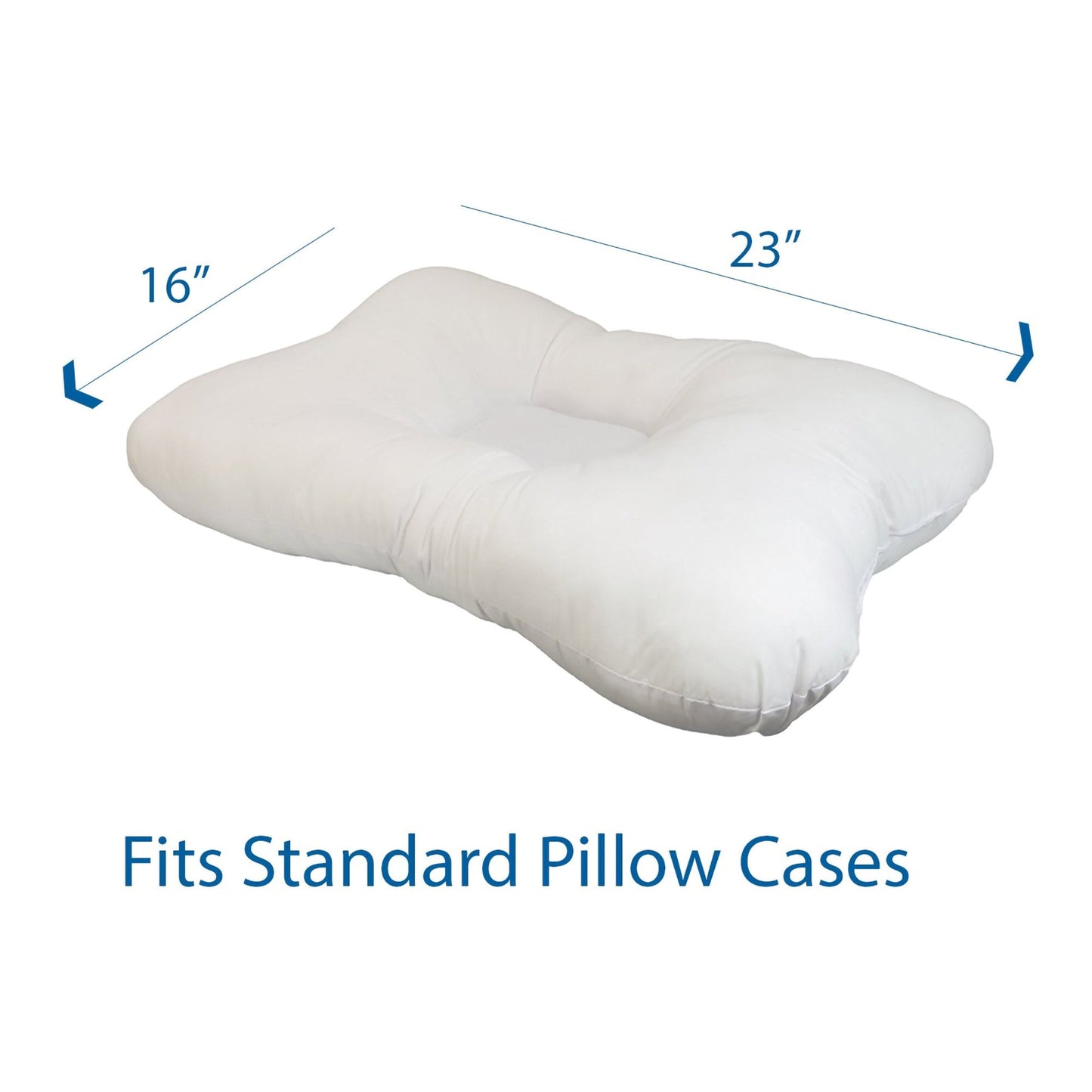 Roscoe Medical Cervical Pillow Soft 16 X 23 Inch White (999349_EA)