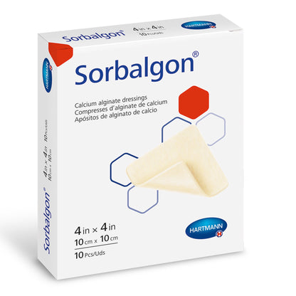Sorbalgon® Alginate Dressing 4 X 4 Inch Square (473914_BX)