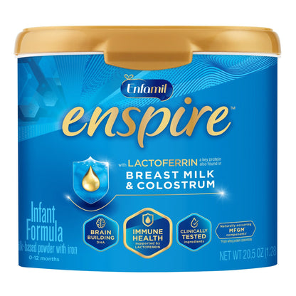 Enfamil® Enspire™ Infant Formula Unflavored 20.5 oz. Canister Powder Milk-Based (1204825_EA)