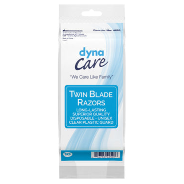 dyna Care Personal Razor Single Edge Twin Blade NonSterile Disposable (826659_CS)
