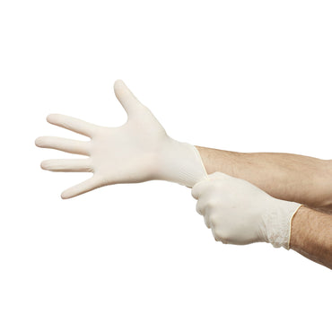 Trilon 2000® PF with MC3® Exam Glove X-Large NonSterile Stretch Vinyl Standard Cuff Length Smooth Ivory Not Rated WITH PROP. 65 WARNING (458849_CS)