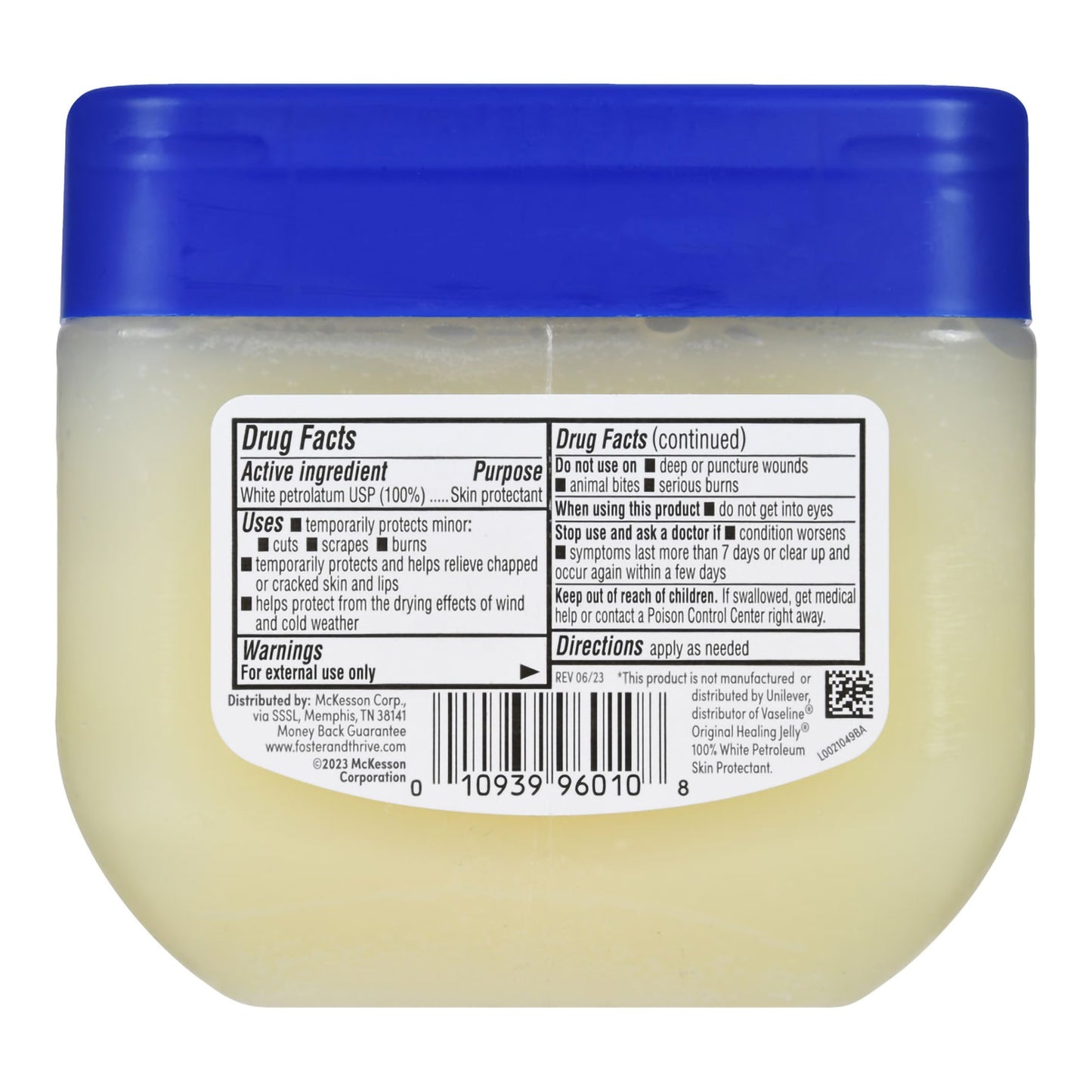 Foster & Thrive™ Petroleum Jelly 13 oz. Jar NonSterile (1245006_EA)