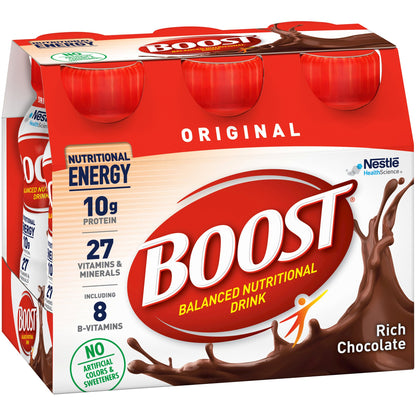 Boost® Original Oral Supplement Rich Chocolate Flavor Liquid 8 oz. Bottle (1107869_CS)