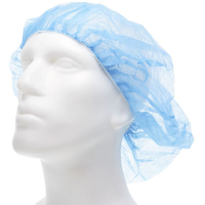 Cardinal Health™ Bouffant Cap One Size Fits Most Blue Elastic Closure (269573_CT)