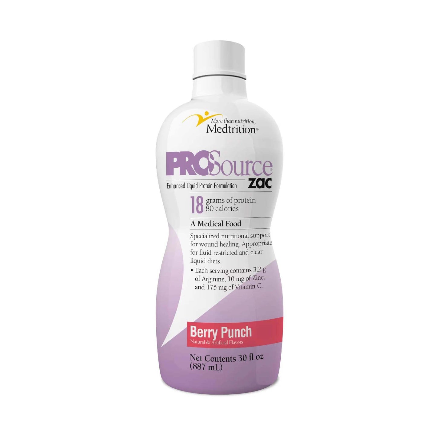 ProSource ZAC™ Oral Supplement Berry Punch Flavor Liquid 32 oz. Bottle (706924_CS)