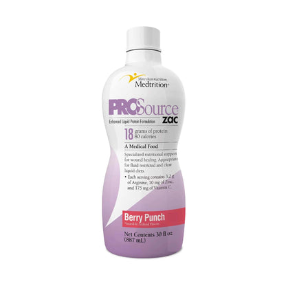 ProSource ZAC™ Oral Supplement Berry Punch Flavor Liquid 32 oz. Bottle (706924_CS)